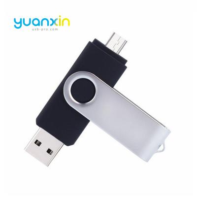 China Plastic usb flash drive shenzhen swivel otg pendrive and custom pendrive for sale