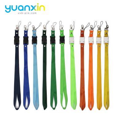 China Promotional Custom Wholesale Plastic Gift 8Gb 16Gb 32Gb 64Gb Logo Neck Strap Lanyard Usb Instant Order for sale