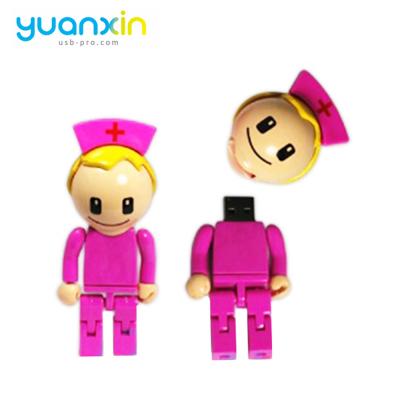 China Mini Plastic 1Gb 2Gb 4Gb 8Gb 16Gb 32Gb 64Gb Memory Stick 2.0 Flash Memory Stick USB 3.0 Cartoon Figure Shape Flash Drive for sale