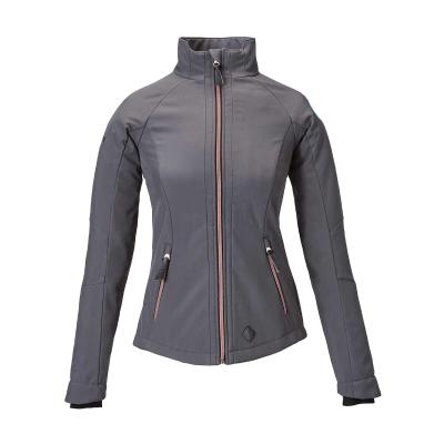 China Water Repellent Fine Quality Gray Outdoor Sport Custom Soft Dark Shell Jacket For Women for sale