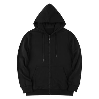 China New Breathable Full Material Zipper Hoodies With Sport Wear Plus Size Casual Jacket for sale