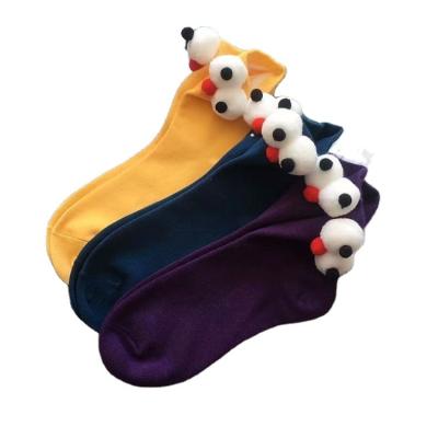 China QUICK DRY popular 3D printing popular cartoon 3D socks Mi-tube 3D funny socks for sale