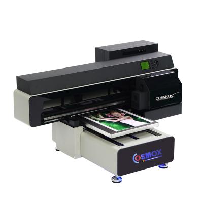 China Metal Cosmox A3 Printer Varnish UV Printing Machine With Dual Heads XP600 UV A3 Printer for sale