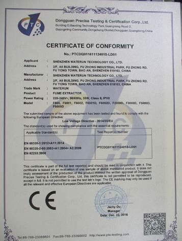 CE - Shenzhen Waterun Technology Co., Ltd.