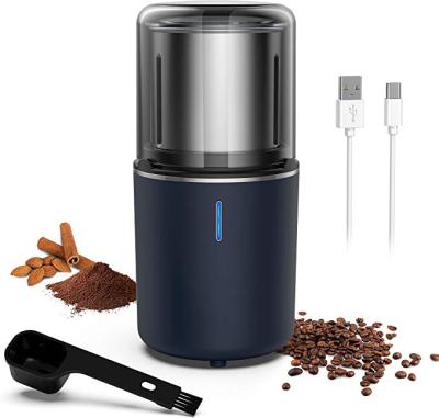 China Car Coffee Grinder Portable Electric Coffee Bean Filling Grinder - Automatic Stainless Steel Quick Spice Grinder for sale