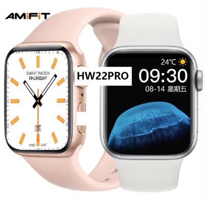 China Hw 2021 mobile inteligente hw22pro hw22plus reloj 1:1 relog 44mm touch screen cutomiz 22 plus pro smartwatch hw22 7 max series 6 smart watch for sale