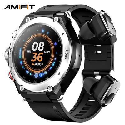 China MP3 playback tws airbud and earbuds pro smartwatch 3 2 t92 wireless earphone 2 in 1 watch connecte noise earphone smart watch with earbud for sale