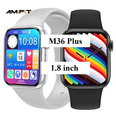 China MP3 smartwatch serie 7 m36plus m36plusmax seri wearfit gray 1.8inch playback touch reloj inteligente pro m36 smartwatch plus max smart watch for sale