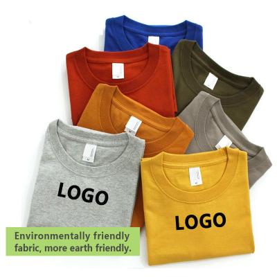 China Anti-wrinkle Plain Heavy T Shirt Custom Logo Design Unisex Blank Tan Digital Printed Men Cotton Dtg Printing Tshirts for sale