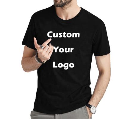 China Anti-wrinkle Custom Logo Dtg T Shirts Heavyweight 100% Cotton Men Boxy Screen Print Street Wear T Shirt For Men for sale