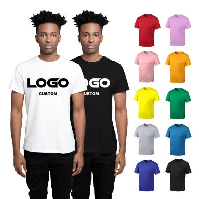 China Anti-wrinkle High Quality Custom Unique T Shirt For Men Plain 100 Cotton Men s T-shirts 3d Puff Print T Shirt With Your Own Logo for sale