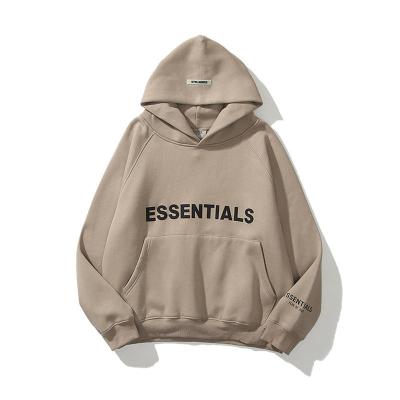 China Anti-wrinkle Wholesale Custom Logo Brand Cotton Boxy Hoodie Sweatshirts Solid Color Full Print Plus Size Custom Hoodie for sale