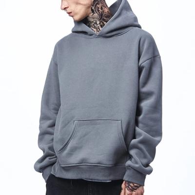 China Anti-wrinkle Distressed Hoodies unisex high quality anti-shrink Wholesale Plus Size No String Heavyweight Hoodies for sale