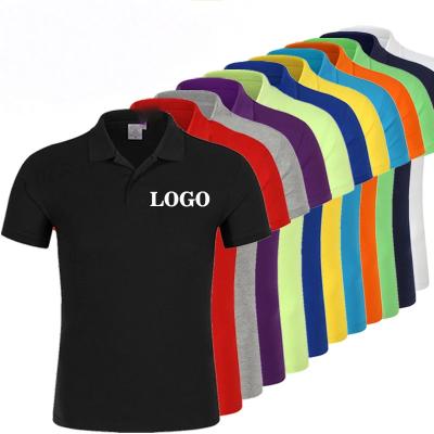 China Anti-wrinkle High Quality 100% Cotton 12 Colors Custom Printing Embroidery Oem Logo Plain Blank Men Polo T Shirt Polo Shirt for sale