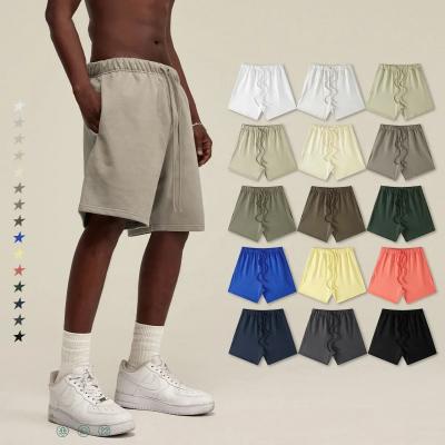 China Anti-wrinkle 2023 Summer 425g Heavyweight Fog Color Basic Shorts Street Oversized Shorts For Men for sale