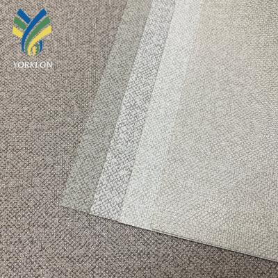 China New YKBJ 3 Hotel Home Interior Wallpaper Fire Proof Vinyl Wall Paper Solid Color Solid Color PVC Interior Thick Wallpaper For Hotel for sale