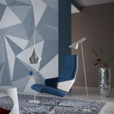 China YKEAX 138 modern home decoration fabric wall wallpaper 3d geometric wall mural for sale