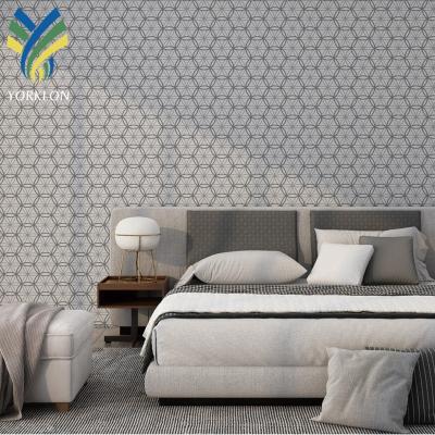 China YKEAX 040 Modern 3d Wallpaper Modern Geometric Non-adhesive 3d Wallpaper For Restaurant for sale