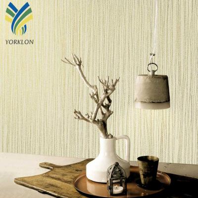 China New YKPF 2 line modern wall decoration paper gold nonwoven wallpaper designs modern wallpaper for walls for sale