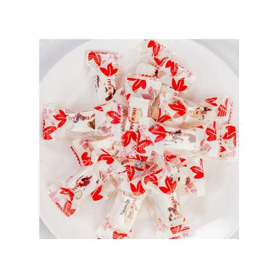 China Good Price Low Sugar Low Sugar Cranberry Flavor Sweet Gummy Cranberry Almond Nougat for sale