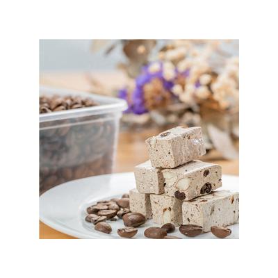 China Wholesale Price Low Sugar Coffee Candy Almond Low Sugar Gummy Nougat Made in Taiwan, China for sale