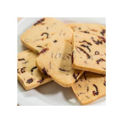 China Handmade Cookies Rose Cranberry Flavor Normal Professional Production Cookies for sale