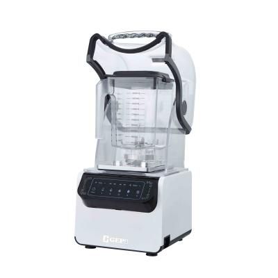 China Multifunctional Low Noise Smoothies Blender With Cover Soundproof Professional Industrial Blender Commercial 2L Blender for sale