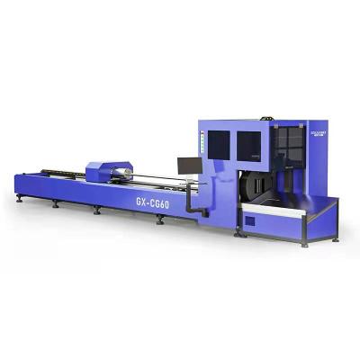 China 2022 Water Cooled New Type High Speed ​​1000w 2000w Pipe Tube 220*6000Mm Fiber Laser Cutting Machine for sale