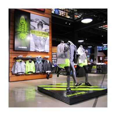 China Fit Display Sport Lifestyle Retail Store Design For Garment Display for sale