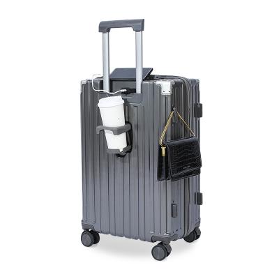 China Fabric Lined Metal Carry-on Luggage Perfect for Frequent Business Trips for sale