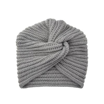 China SaiJe JOINT Multi Colors High Quality Classic Women's Winter Knitted Warm Crossover Hat for sale