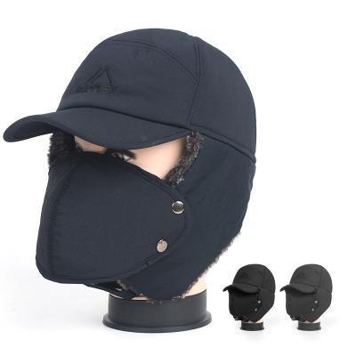 China Wholesale Waterproof Fast Delivery Winter Outside Sports Hat Winter Hearing Protection Mask Outdoor Warm Hat for sale