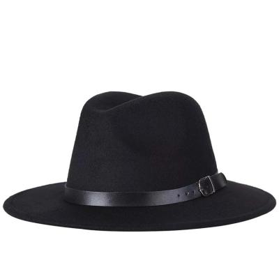 China Soft Comfortable Cheap Ready To Ship Autumn Winter European Classic Street Hat Wool Fedora Men for sale