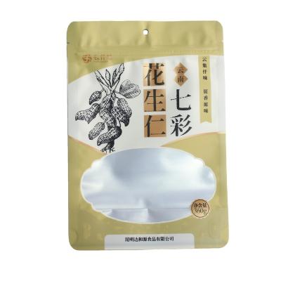 China Custom Moisture Proof Sweet Potato Chips Sugar Vegetable Peanut Gummy Bear Ziplock Packaging Bags Custom Printing Food PE Holder Pouch for sale