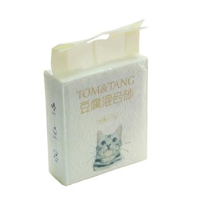 China High Quality Moisture Proof Custom Printed Plastic Bags For Cat Litter Sand Polyethylene Cat Soil Vacuum Bricks Bag for sale