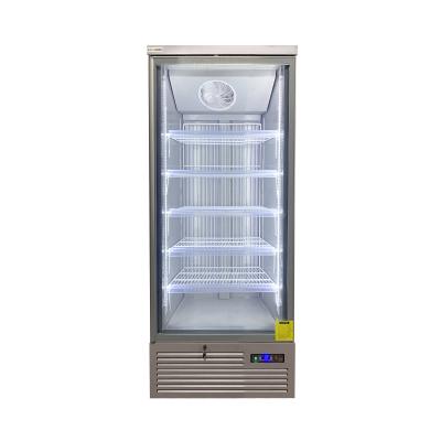 China Frost-Free Upright Freezer Manufacturer With Frameless Triple-Glazed Anti-Fog Glass Door for sale