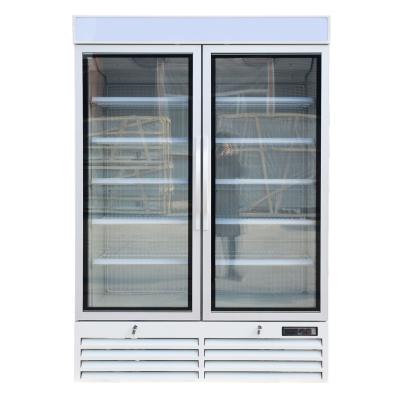 China Porta de vidro do refrigerador comercial livre de encaixe da bebida de Frost com o líquido refrigerante R290 à venda