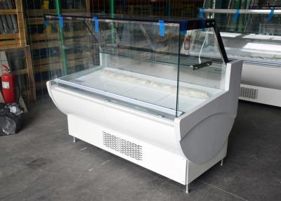 China Commercial Plug In Serve Over Deli Meat Display Case For Restaurant for sale