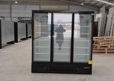 China 3 Glass Doors 1260L Commercial Upright Freezer With SECOP Compressor for sale