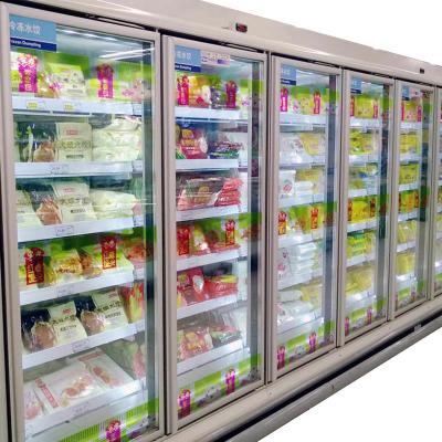 China Glass Door Multideck Chiller Frost Free With Digital Temperature Controller for sale