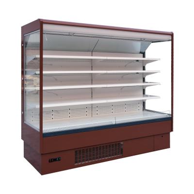 China Open Display Refrigerated Cabinet With Brilliant LED Lights Energy Saving à venda