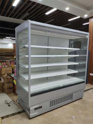 China Fan Cooling Upright Open Front Refrigerator R404a For Meat à venda