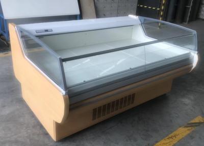 中国 Horizontal Butcher Refrigerated Display Fridge For Pork Burgers 販売のため