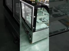 Countertop Refrigerated Display Cabinets With Inner LED Lighting On Top And Under