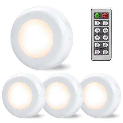 China Ressessed in tensioning portable led puck light with new packing for sale