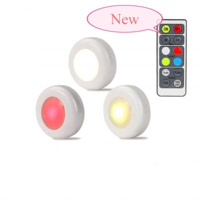 China Ressessed in new 3000K/4000K RGB colors cob led puck grow light, led puck flashlight, led puk bathroom light for sale