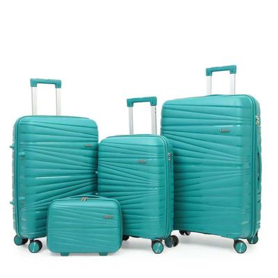 China High End Customized Luxury Multicolor Luggage Luggage Suitcase With Coded Lock for sale