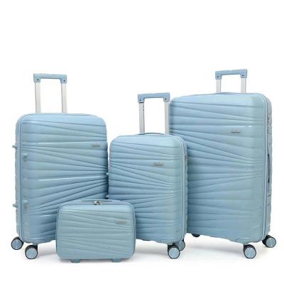 China New Design Luggage Wholesale Price Airport Boarding Luggage With Coded Lock Design for sale