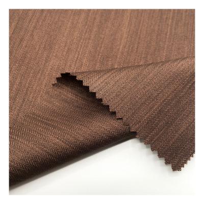 China Pengan Textile Tender-Resistant 100%Polyester Recycle Herringbone Woven Fabric For Garment Fabric for sale