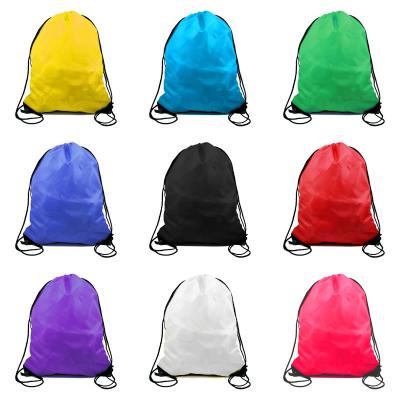 China 100% Eco-friendly To Accept Custom Printing Price China Suppliers 210D Polyester Drawstring Bag for sale